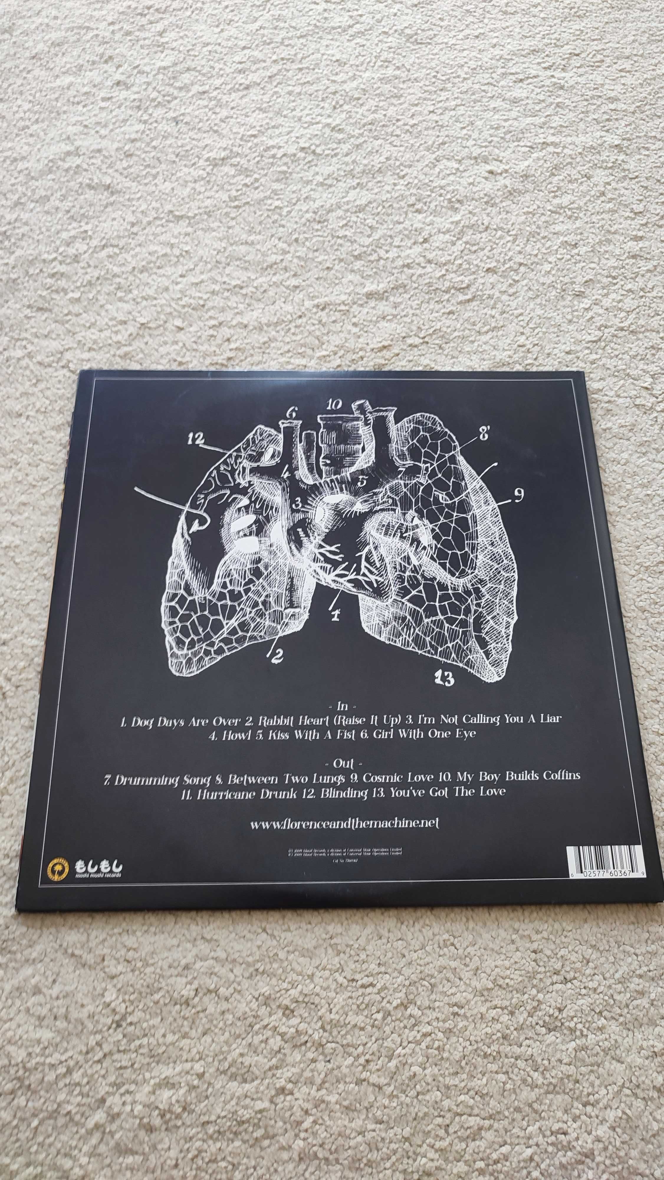Florence and the Machine LUNGS LP winyl