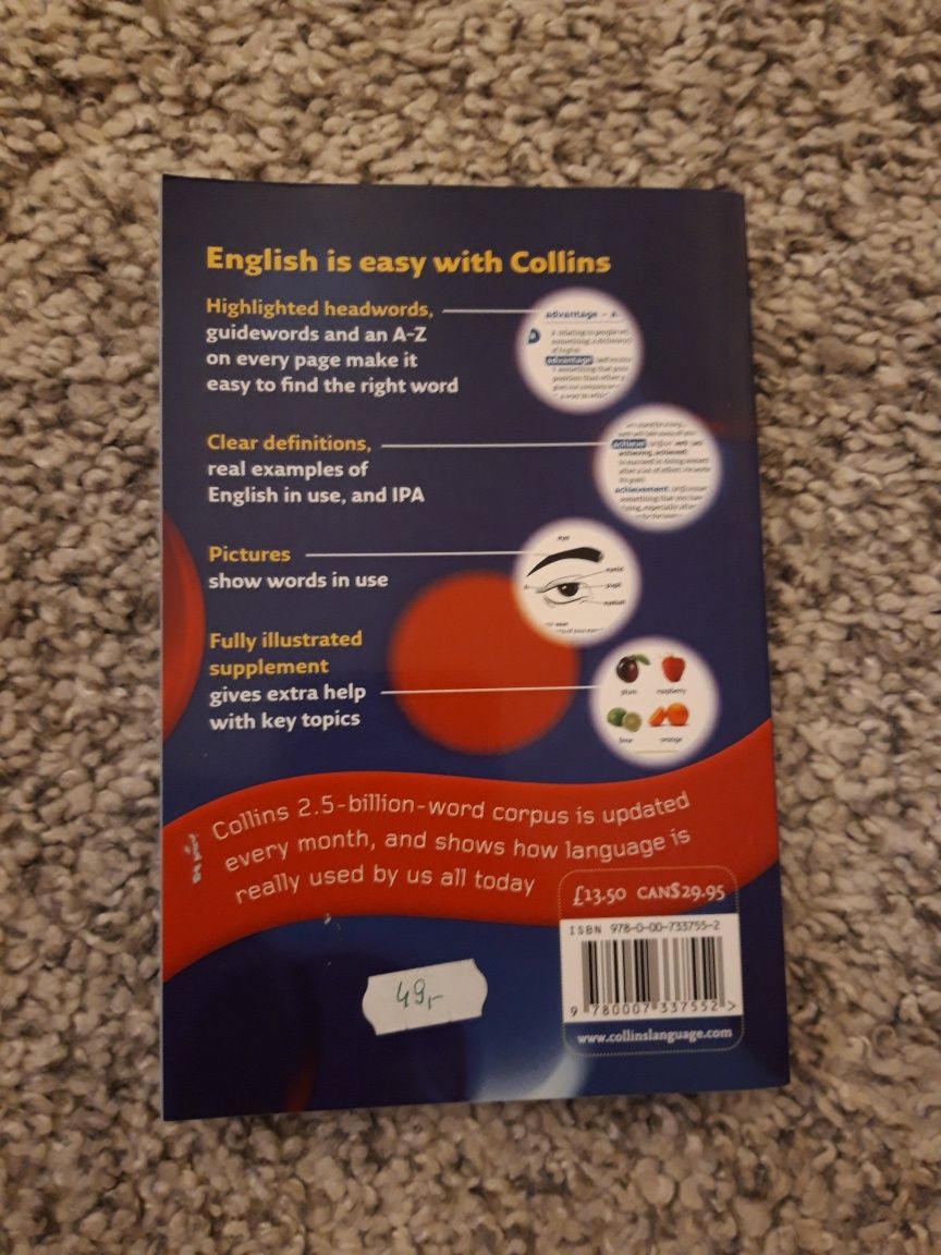 Collins Primary Learner's English Dictionary słownik angielski