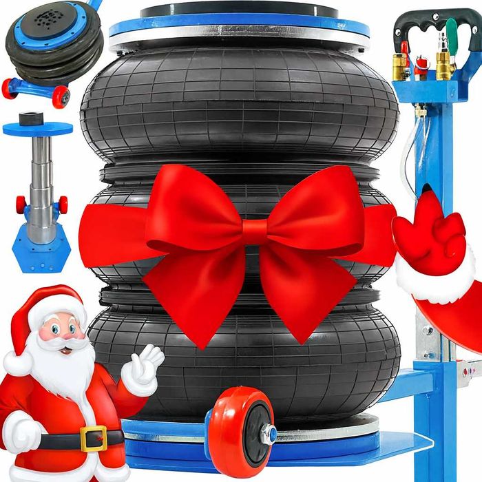 Podnośnik pneumatyczny poduszka bałwanek składany  6T