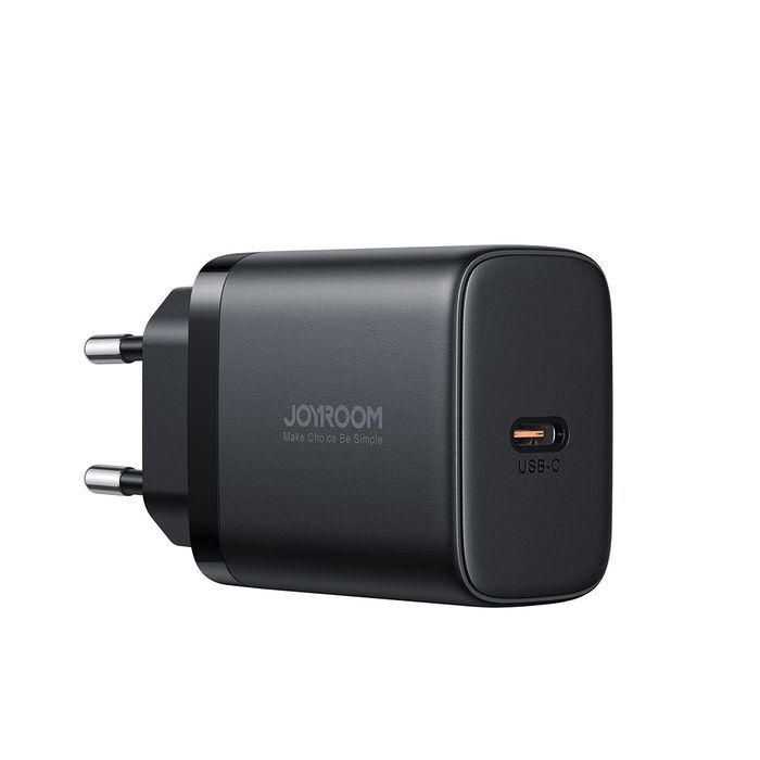 Szybka ładowarka Joyroom do 25W + kabel USB-C / USB-C 1m - czarna