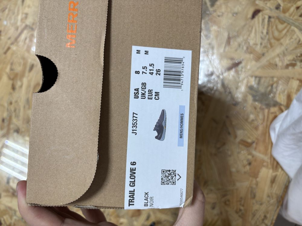 Трекінгові легкі кросівки/взуття  Merrell Trail Glove 6  41.5(26см)