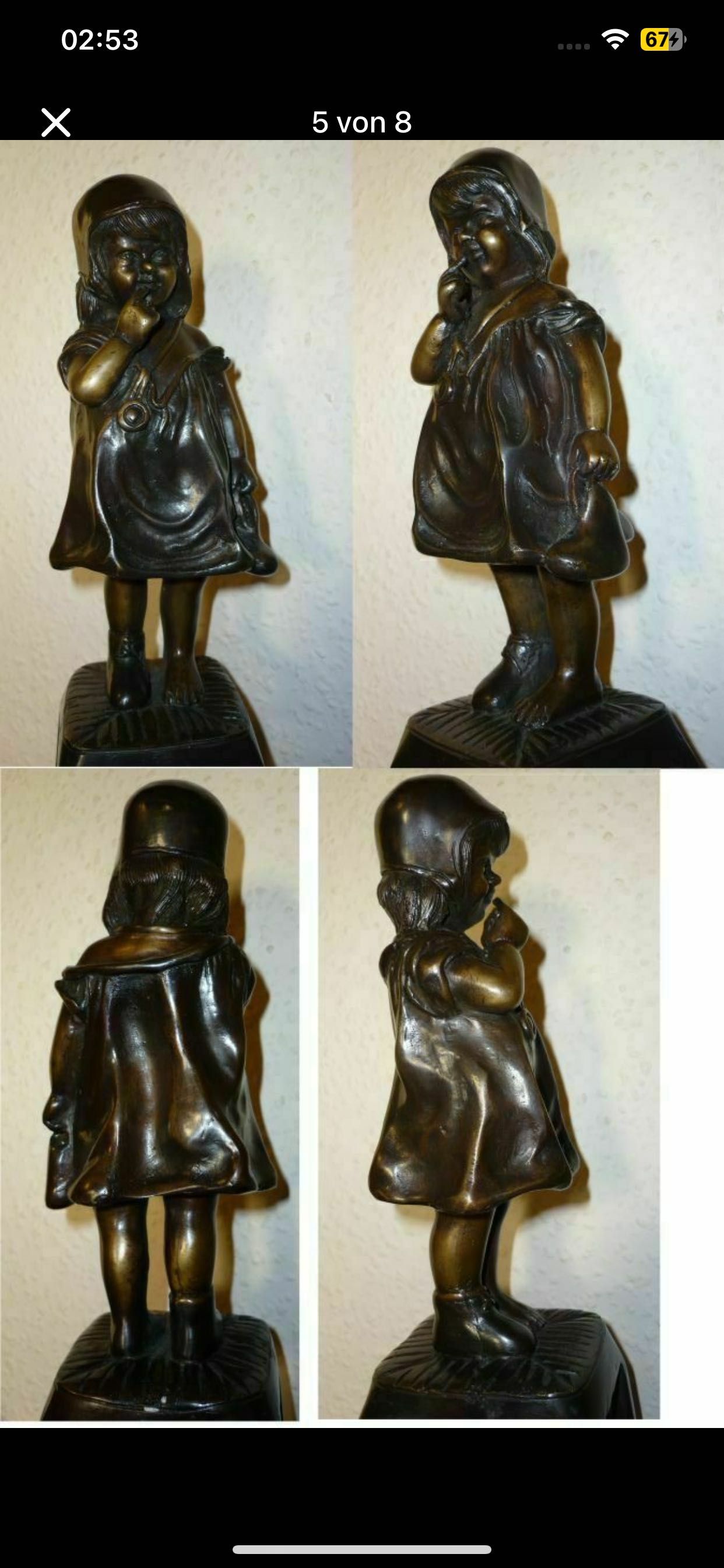 Linda Escultura em bronze