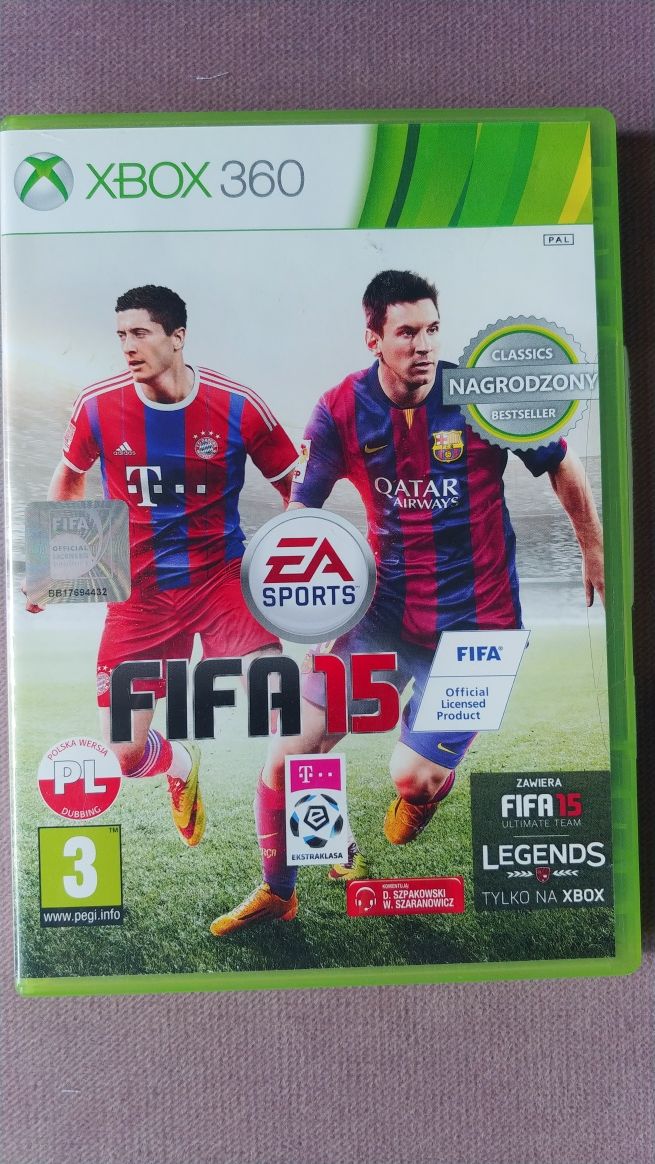 Gra FIFA 15 na XBOX 360