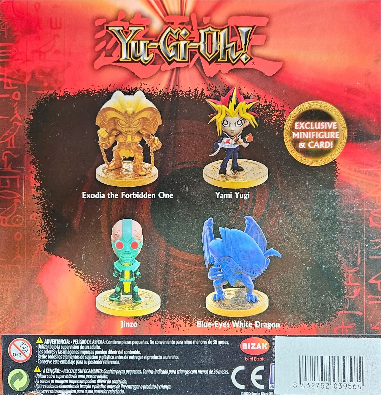 Novo - Yu-Gi-Oh! Pack de 4 figuras set1