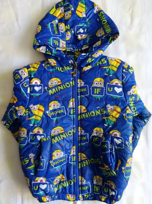 Деми куртка "Миньоны" 2-3 года