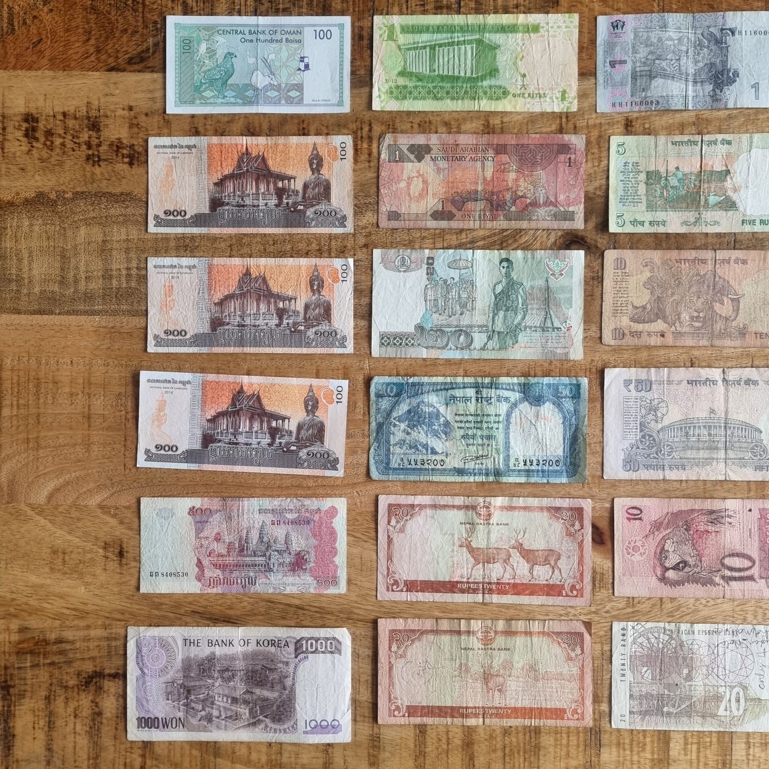 Banknoty papierowe Świat