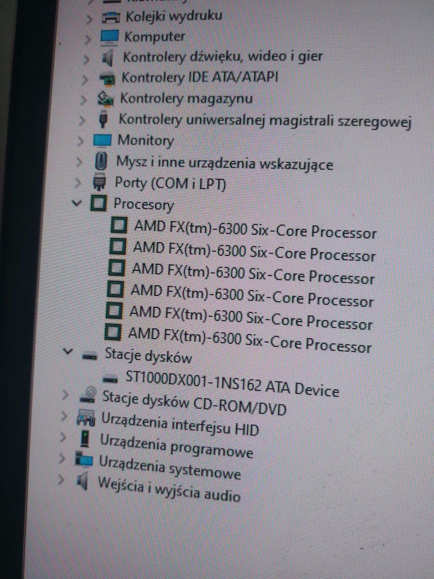 Komputer Stacjonarny AMD FX-6300 GTX 550TI 8GB RAMU 1TB