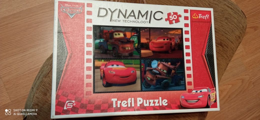 Puzzle Dynamic 50el. AUTA