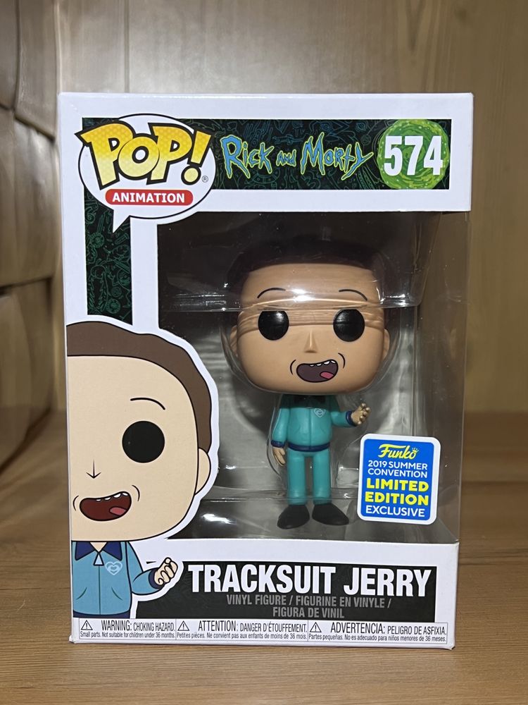 Tracksuit Jerry 574 Rick and Morty Funko Pop