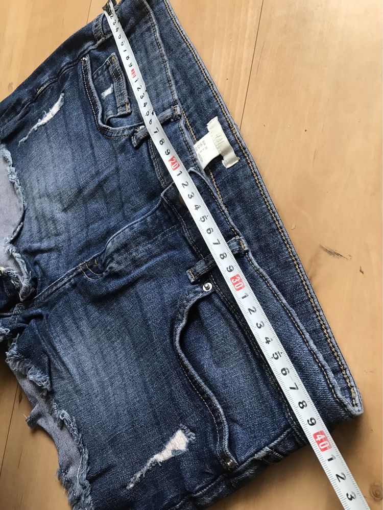 Spodenki jensowe damskie rozm. M/38  H&M