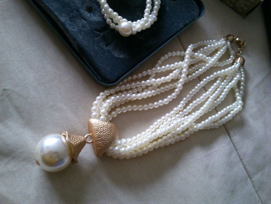 Colar pulseira e brincos joias de fantasia, Belle Queen Made in Spain