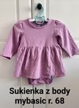 Sukienka z body mybasic 68 liliowa