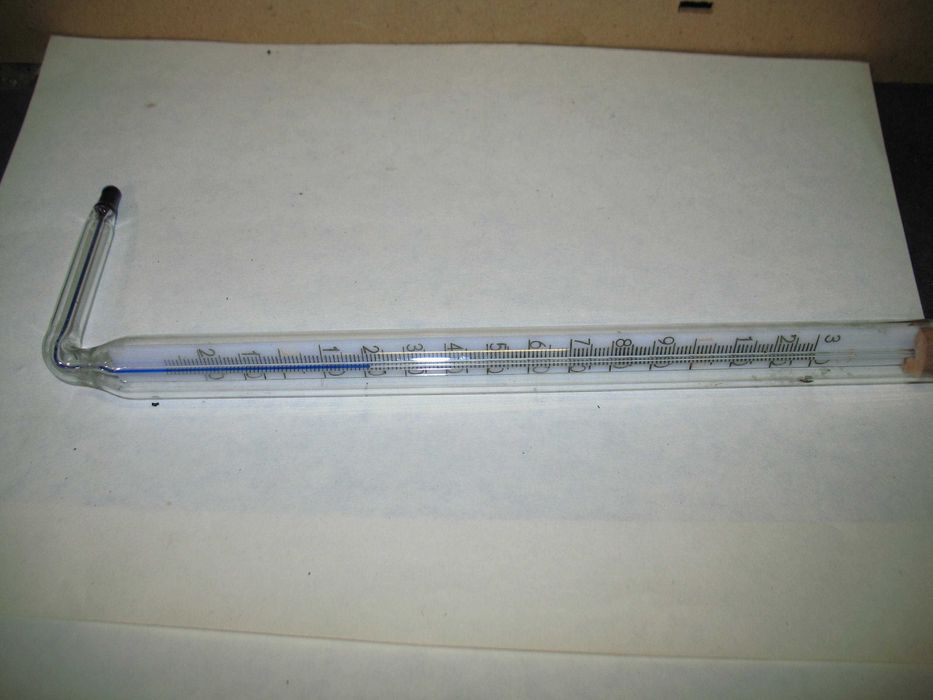 Szklany Termometr 1978 - PRL