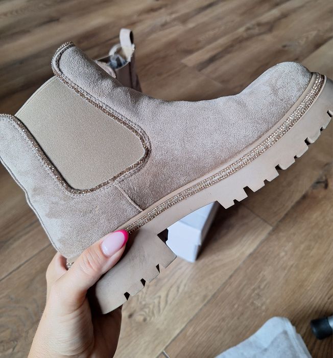 Sztyblety z cekinami