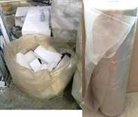 Rękaw foliowy 150cm worek cięty z metra na odpady styropianowe śmieci