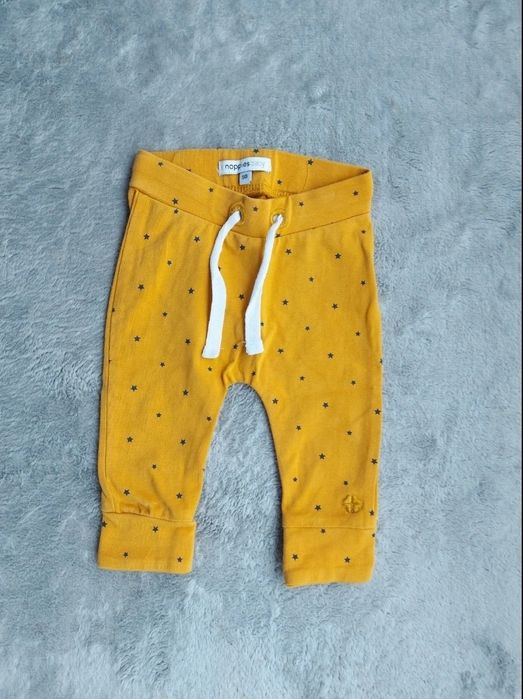 Bawełna 95% Komplet musztardowy niemowlak gwiazdki koniczyna Noppies B