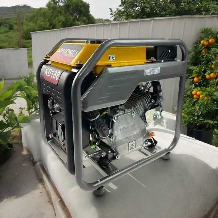 Генератор інверторний бензиновий KraftDele KD188 4.5кВт 4 тактний 230V