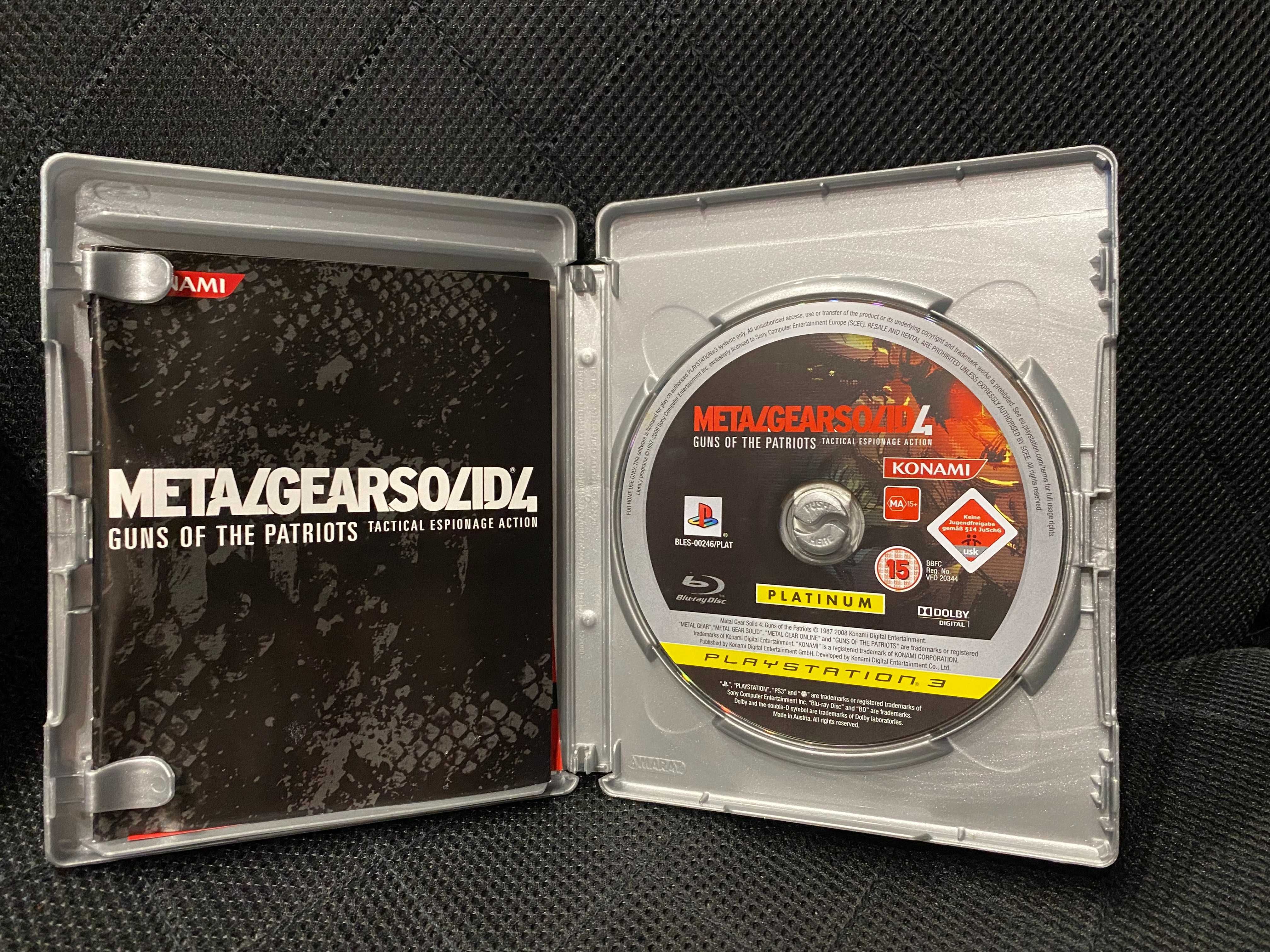 Jogo PS3 - "Metal Gear Solid 4; Guns of the Patriots"