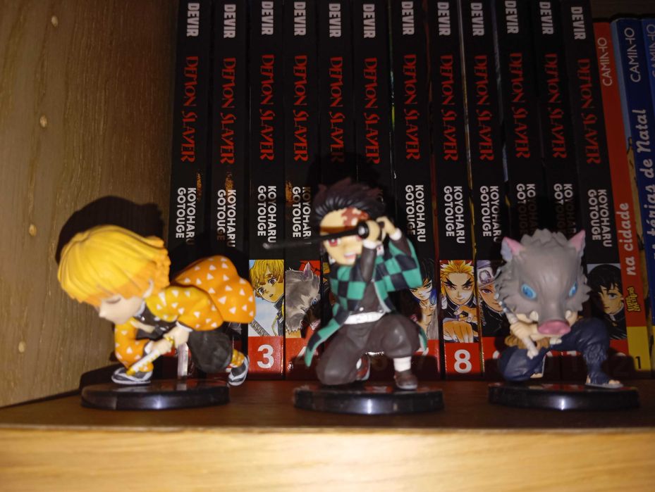 Livros de bolso, Manga. Coleção Demon Slayer (1 -12), em português.