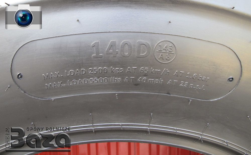 BAZĄ Opona 480/70R28 GRI XLR-70 RF-TUR Extra Mocna Szeroka + TK !