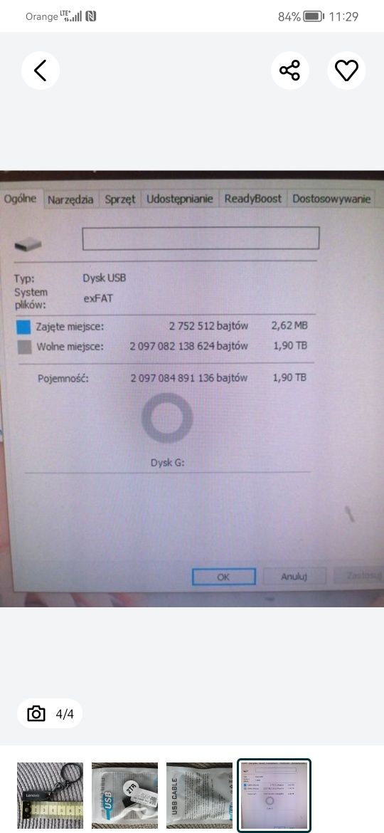 Pendrive 2 TB nośnik danych