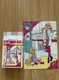 Używane kompletne puzzle Barbie +3
