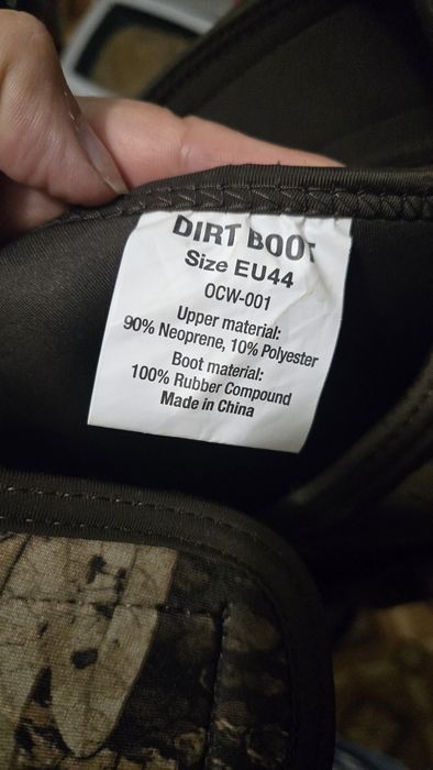 Забродный комбинезон,  фирма DIRT BOOT,  верх 90% неопрен 10% полуест