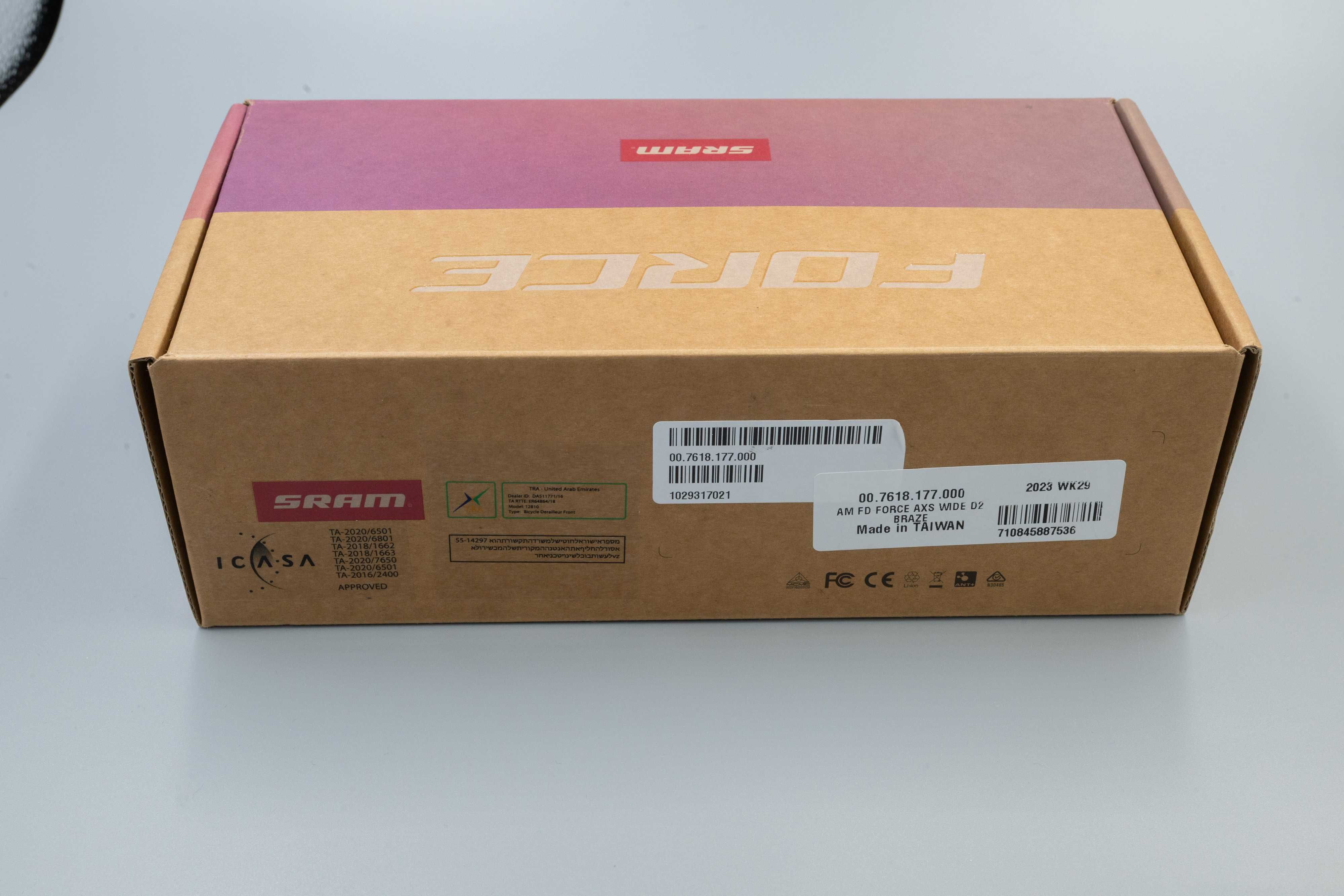 Przerzutka przednia SRAM AXS Force D2 Wide