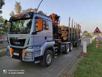 Transport drewna stosownego, opałowego, opału dłużycy, Polska Niemcy