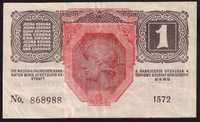 Austria, banknot 1 korona 1916 - st. 3