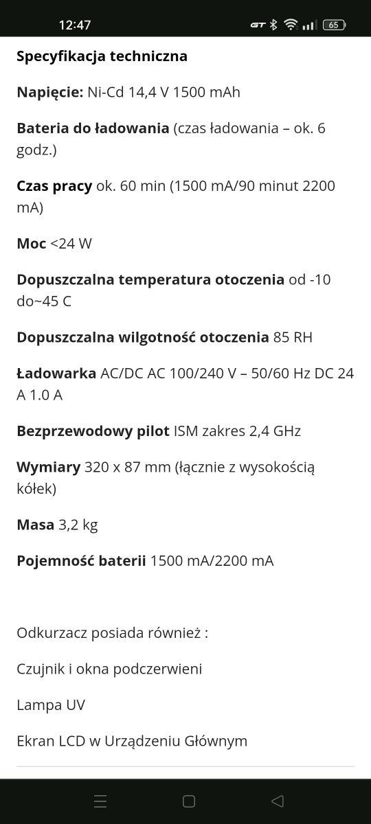 Robot sprzątający