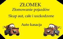 Kasacja pojazdów. Złomowanie aut. Skup aut na części całe i uszkodzone
