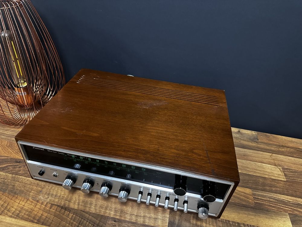 Amplituner Sansui 1000X - vintage, sprawny, lata 70-te