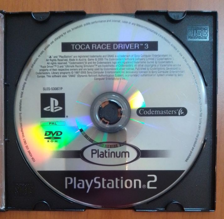 Jogo Toca Race Driver 3, para Playstation 2 PS2