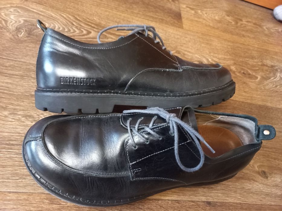 Кожаные туфли ботинки BIRKENSTOCK
