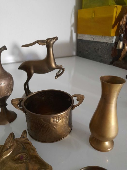 Lote de peças em Latão e Bronze.