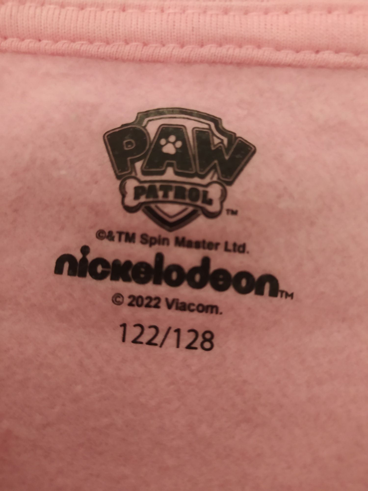 Bluza różową Psi patrol 122-128 NOWA