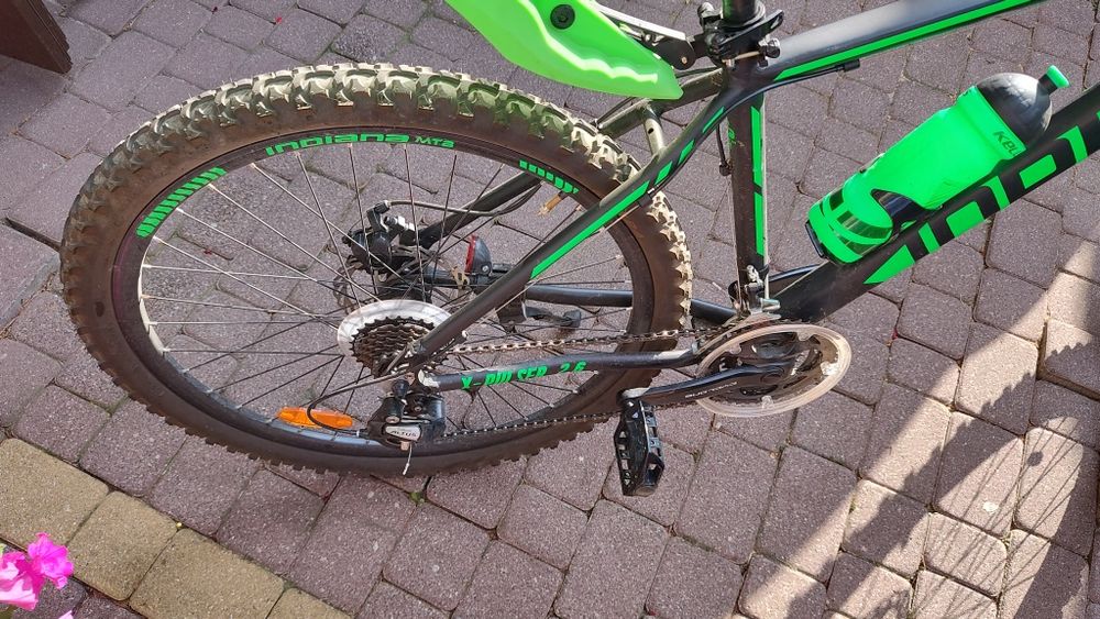 Rower MTB indiana zielony górski