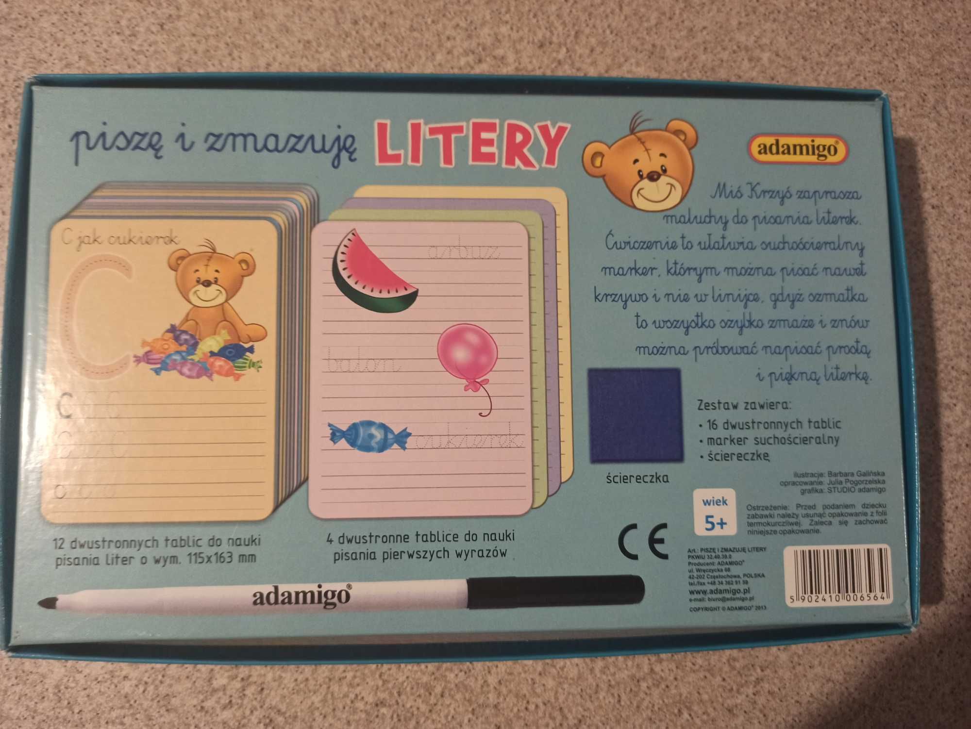 Gra edukacyjna litery