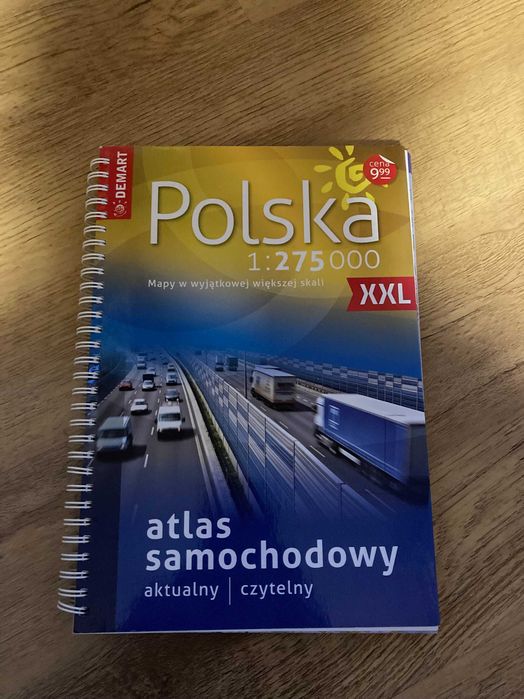 atlas samochodowy Polska 1:275000