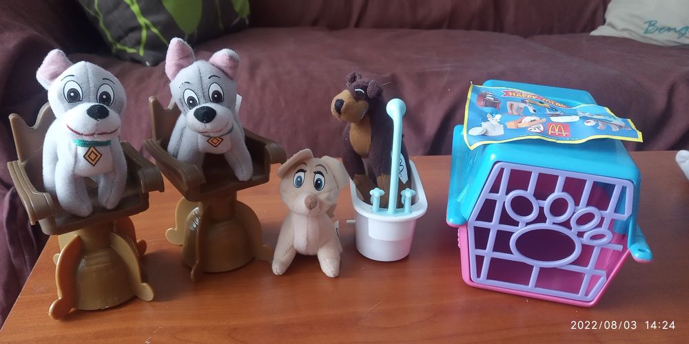 Bonecos Disney do happy meal