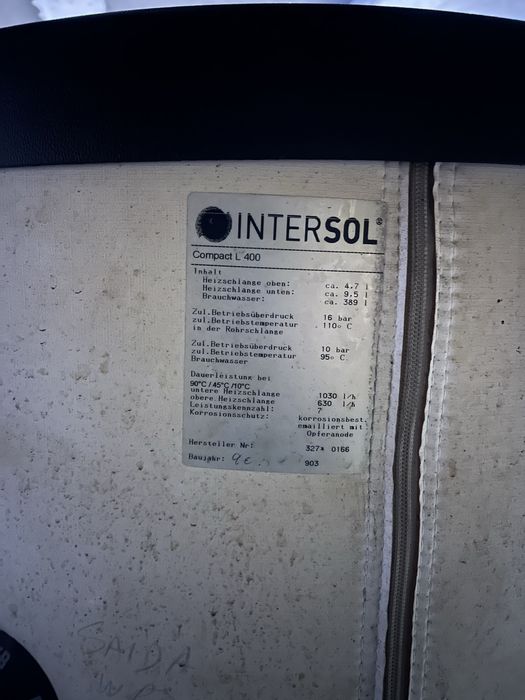 Termo-acumulador 400 L