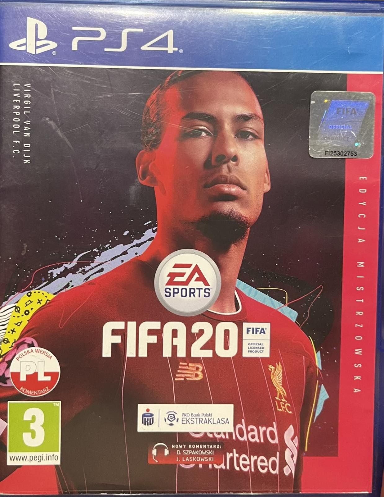 Продам диск на playstation4  FIFA 20