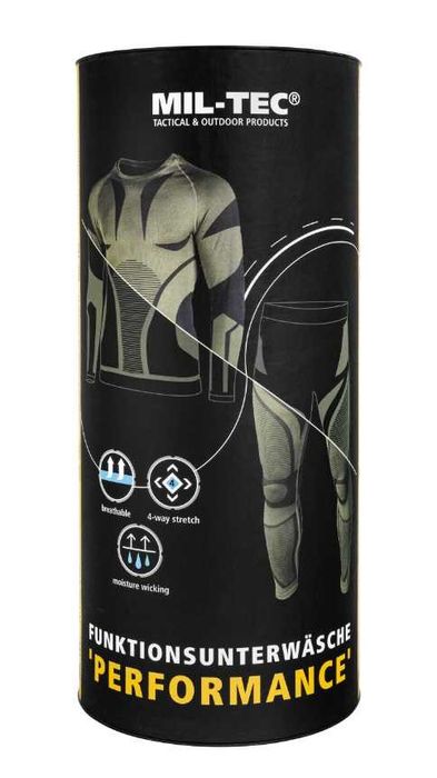 Термобілизна Mil-Tec 4-Way Stretch Performance. Новий товар!