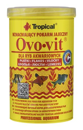 Tropical Pokarm Ovo-vit w płatkach dla rybek akwariowych. 200g