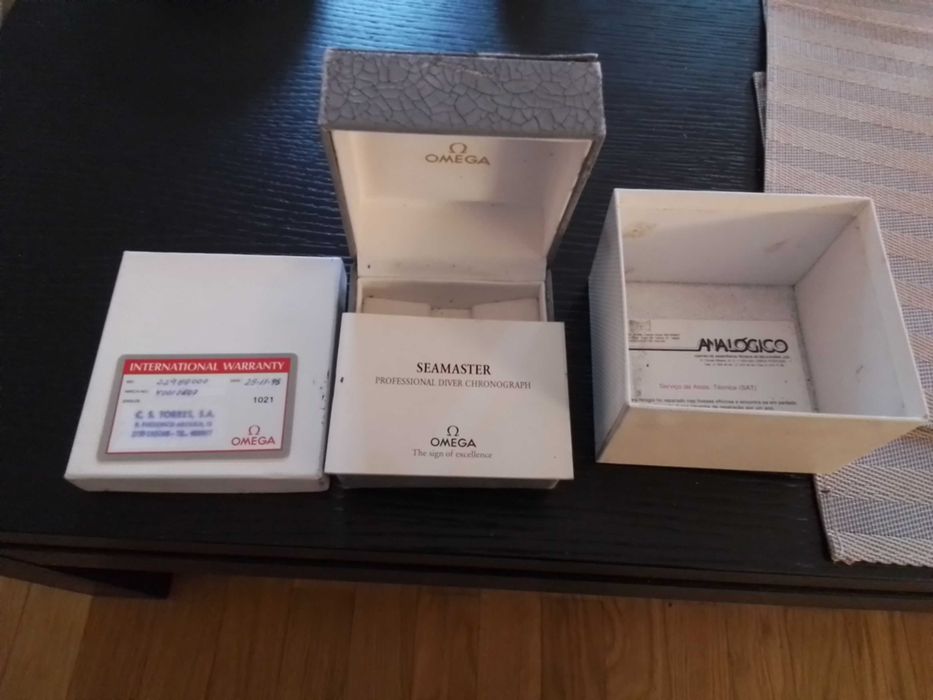Relogio Omega Seamaster titanio e ouro ros