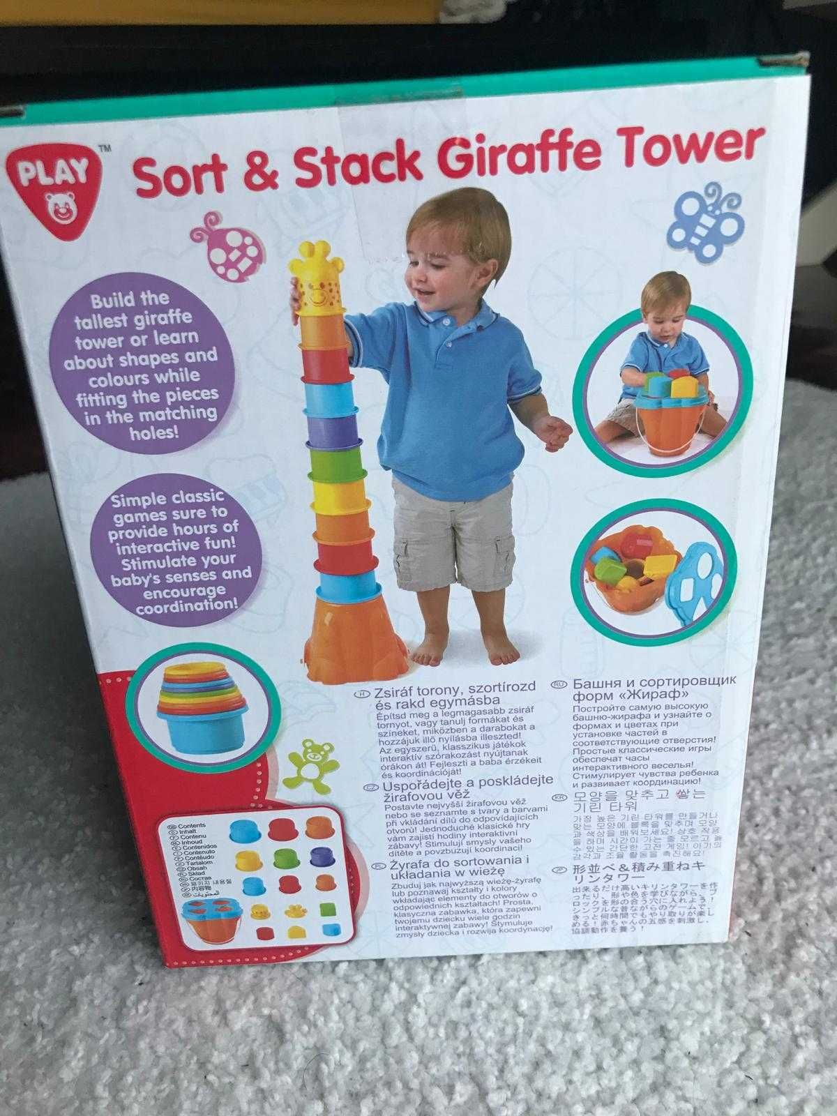 Brinquedo bebé/criança - Torre da girafa (NOVO E SELADO)