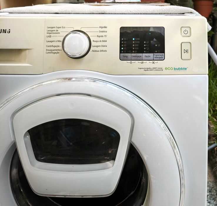 Máquina de Lavar Roupa Samsung 8 kg eco bubble A++ (entrega)