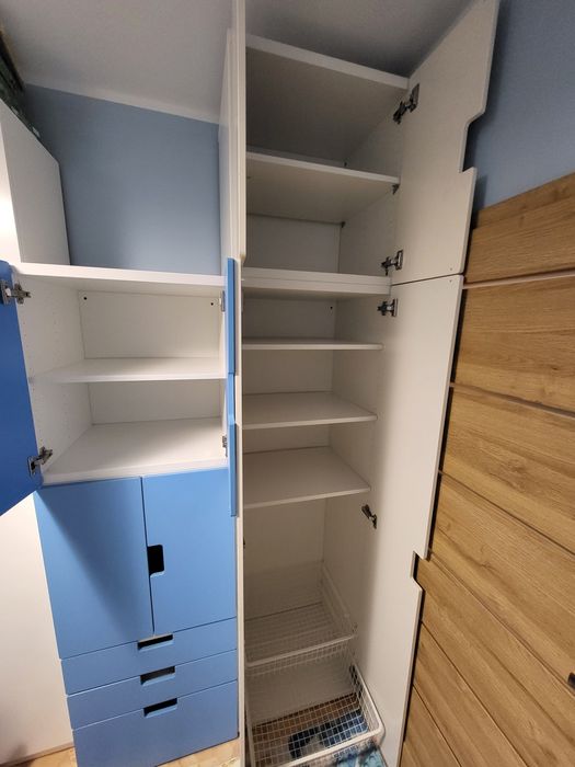 Meble dziecięce IKEA Stuva Malad - szafa 193cm, 3 szafki, 1 komoda