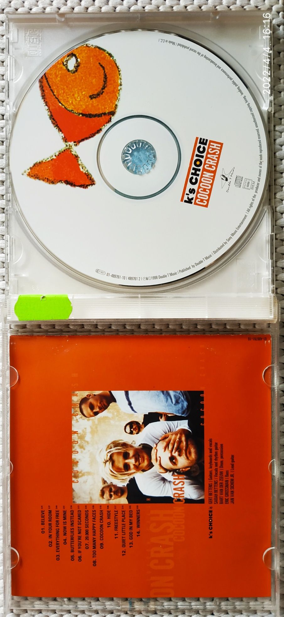 k's Choice. Cocoon Crash. CD.